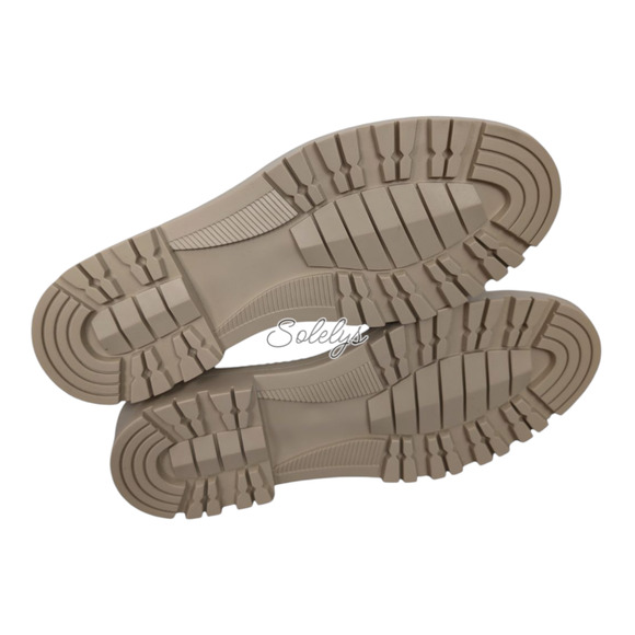 Beklina Castagna Chocolate Brown Pebbled Leather Ankle Hiking Boot Womens 10 NEW - Picture 8 of 10